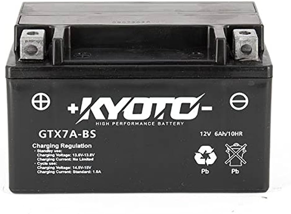 Batteria auto KYOTO Moto GTX7A BS 90A EN AGM 12V 6Ah